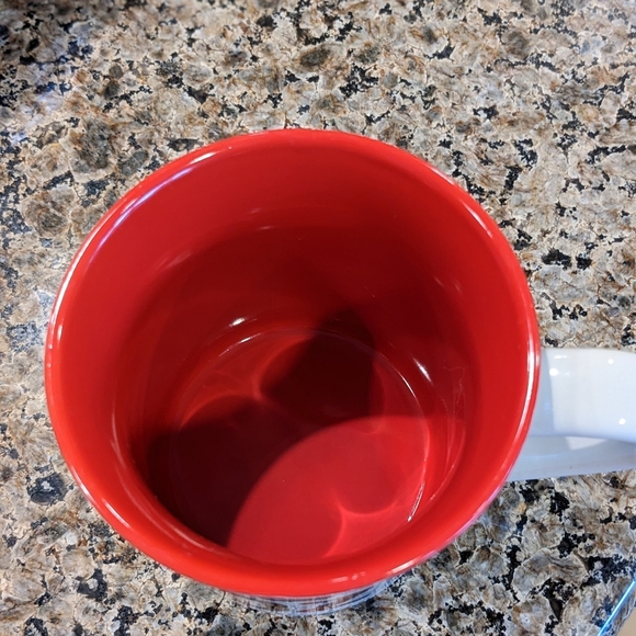 Christmas Winter Mug Cup Cozy Buffalo Plaid Red Black Glazed Ceramic Hot Cocoa - Picture 3 of 6